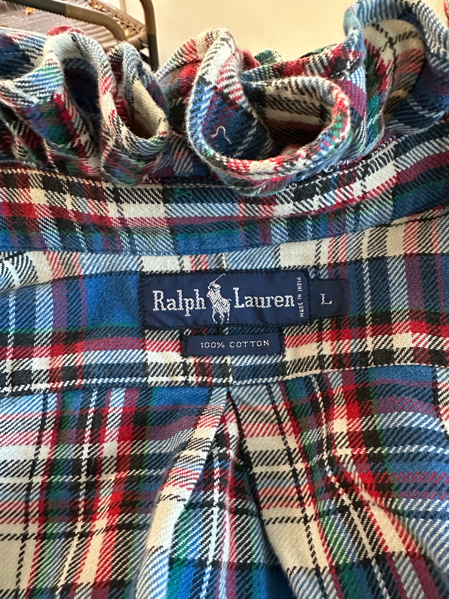 Large - Ralph Lauren Flannel