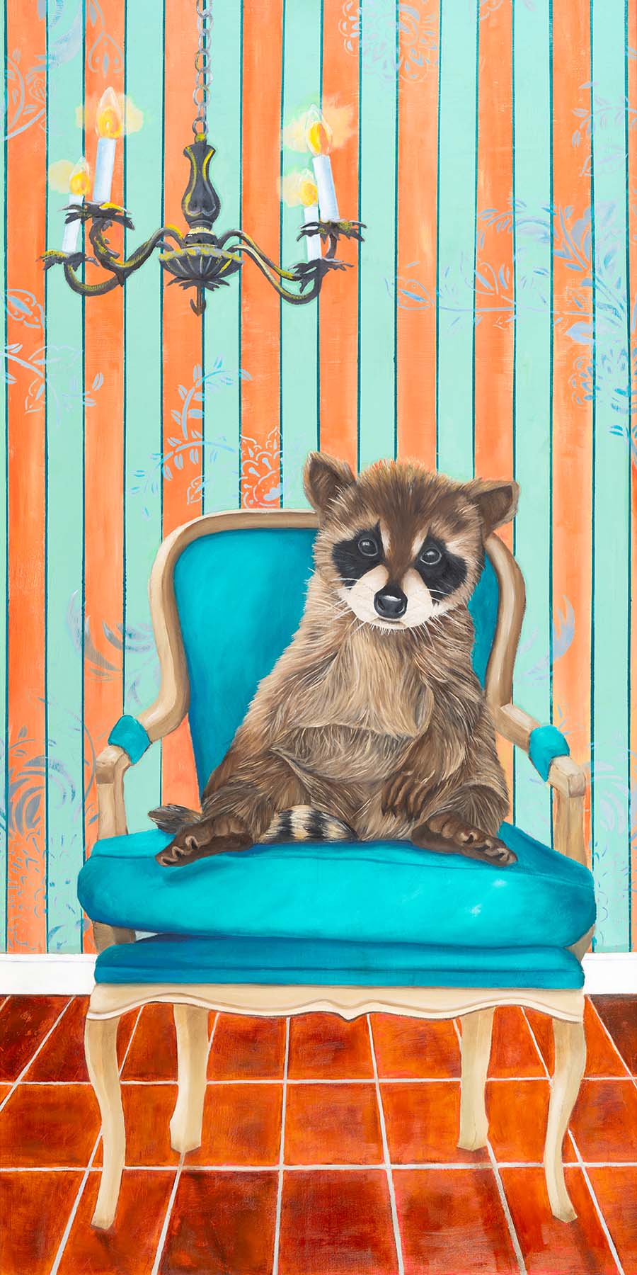 Racoon On Chair