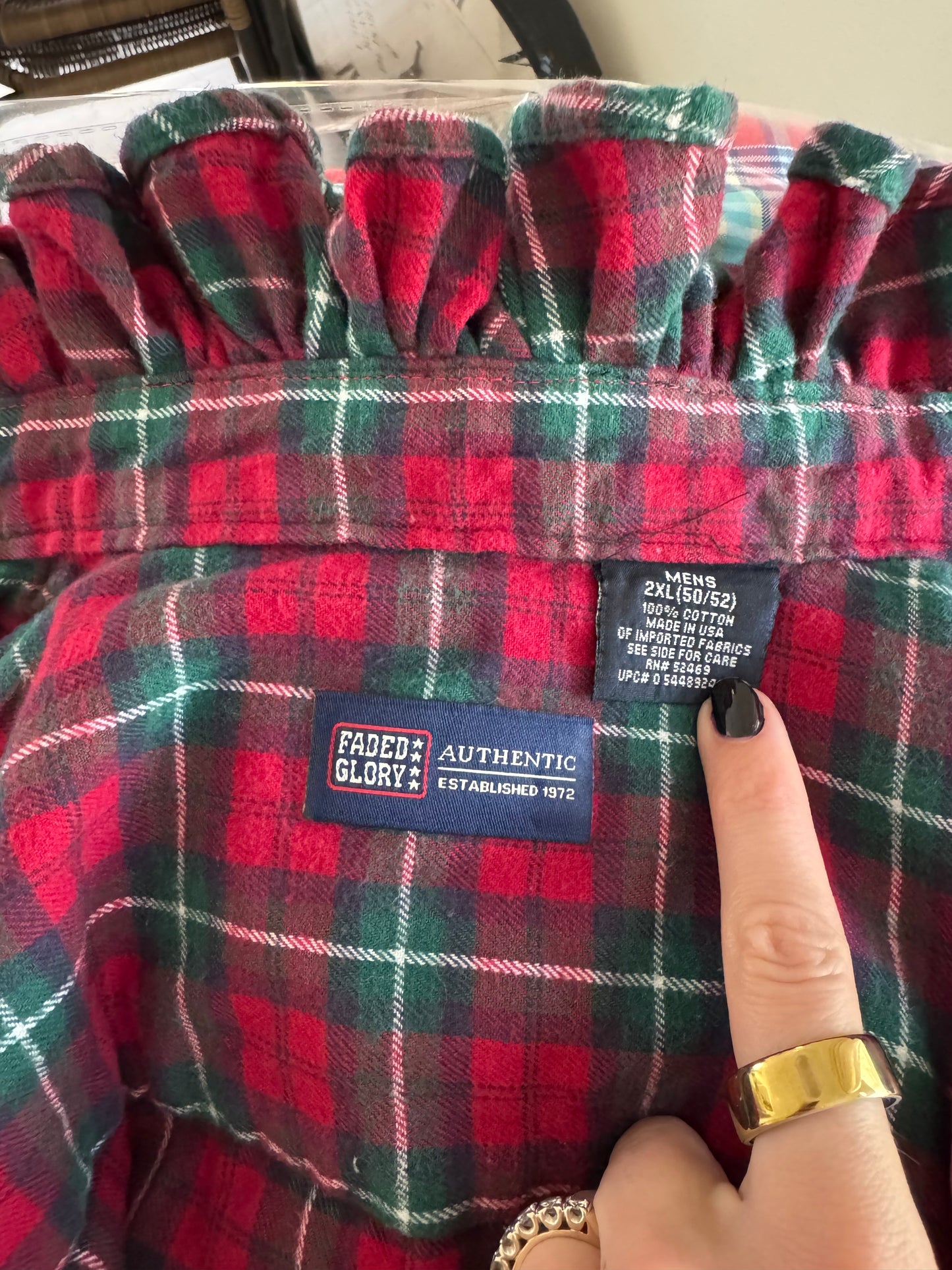 2XL - Faded Glory Flannel