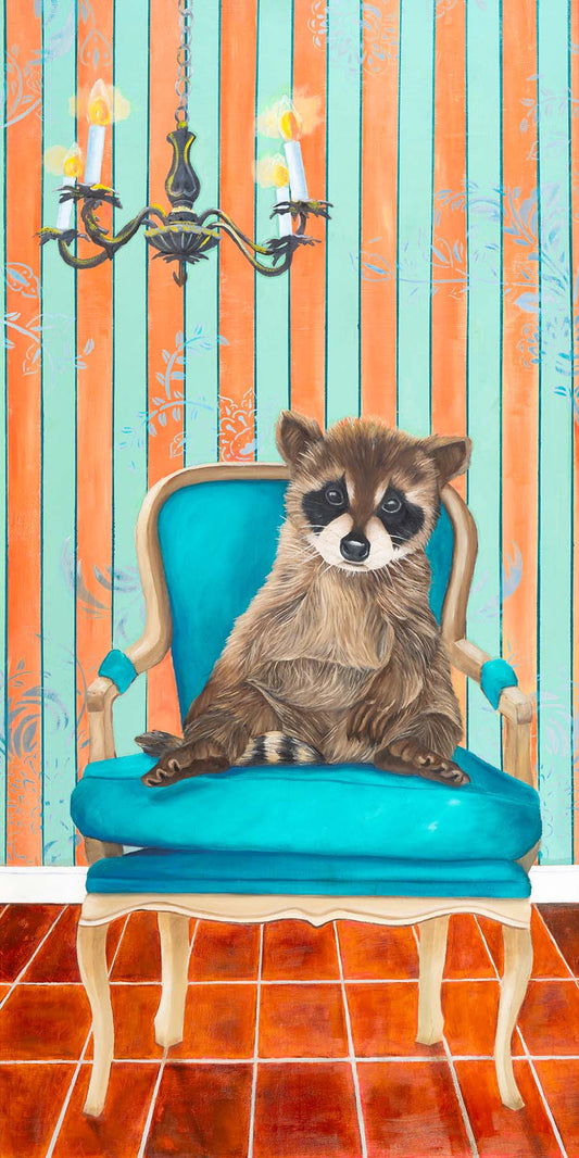 Racoon On Chair